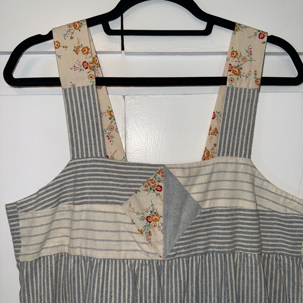 Madewell patchwork overalls - Picture 3 of 4